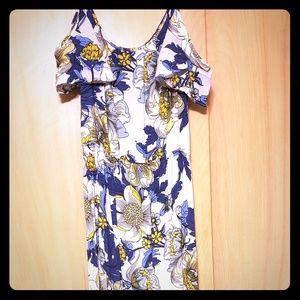 Floral print maxi dress